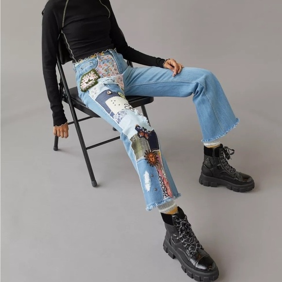 🎉HP x 2🎉UO BDG High-Waisted Flare Jean-Indigo Craft, Tinted Denim, Size: 26, NWT - Picture 4 of 16